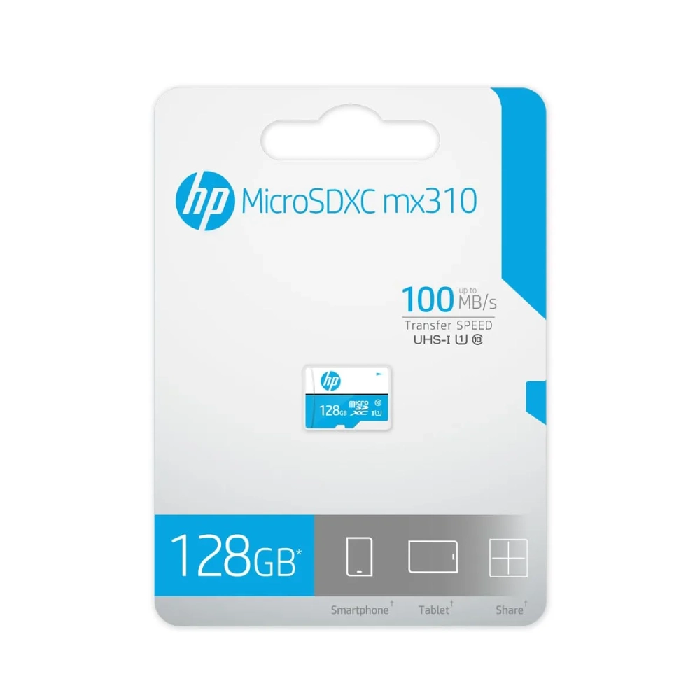 HP Micro Sd Card 128GB MX310 U1 For CCTV Camera and Smart Phone